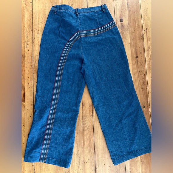 ModCloth Rainbow With Me Wide-Leg jean size 16W - Picture 4 of 12